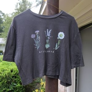 UO Wildflowers Cropped Tee